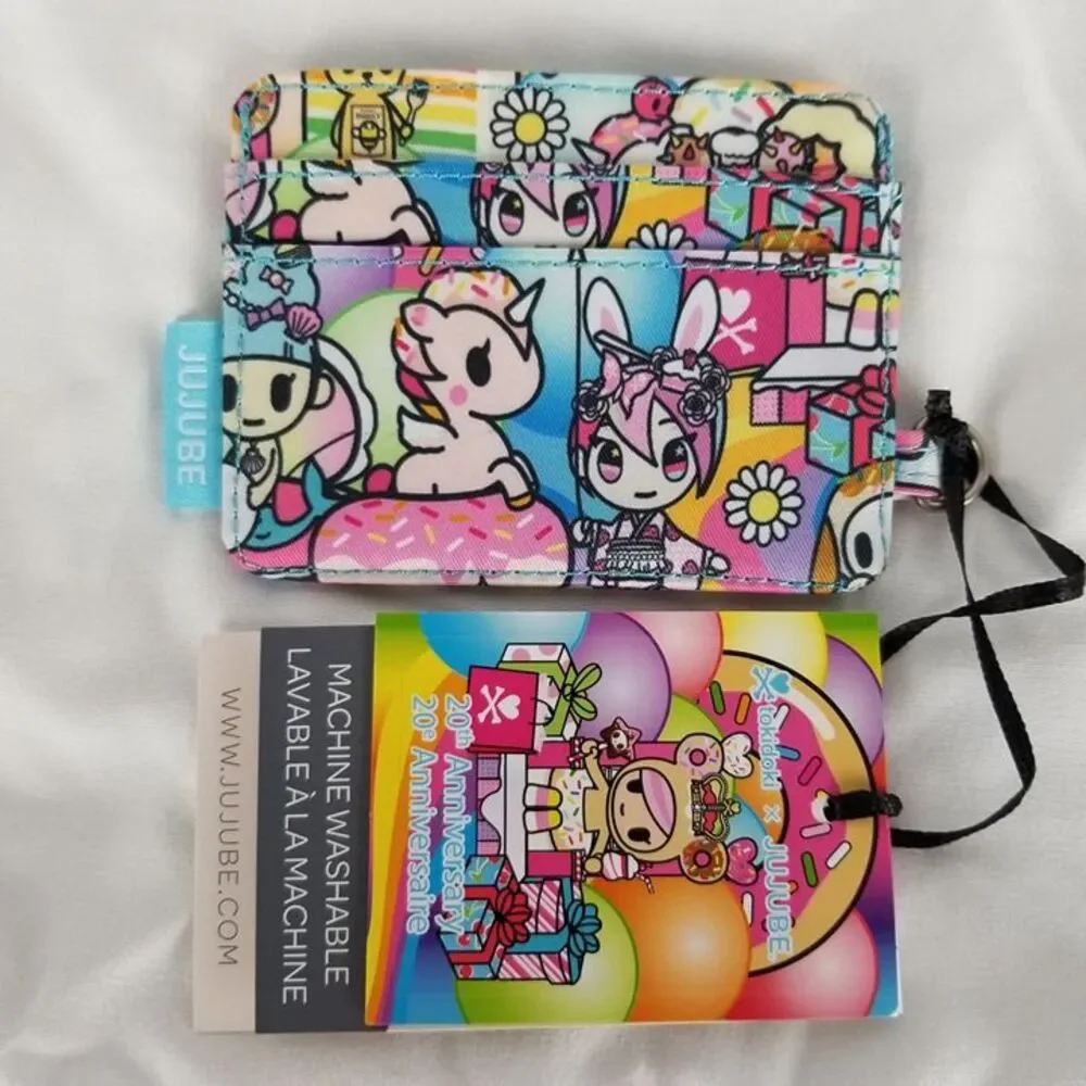 * JuJuBe Tokidoki 20th Be Charged Cardholder Wallet Card Case Toki Anniversary B